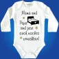 Preview: Baby-Body mit lustigem Spruch