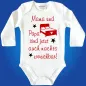 Preview: Baby Bodysuit mit lustigem Spruch