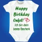 Preview: Einteiler Happy Birthday