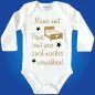 Preview: Babybody mit lustigem Spruch