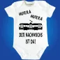 Preview: Baby-Body mit Strassenbahn Nachwuchs