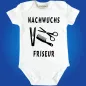 Preview: Baby-Body mit Druck Friseur Friseurin