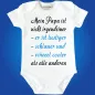 Preview: Baby-Body mit Spruch Cooler Papa