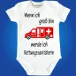Preview: Baby-Body mit Rettungswagen Rettungssanitäter