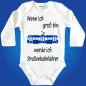 Preview: Baby-Body mit Straßenbahn Straßenbahnfahrer