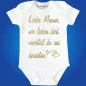 Preview: Baby-Body mit Druck Heiraten