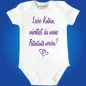 Preview: Babybody mit süßem Tauf‑Motiv und Wunschname