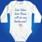 Preview: Personalisierter Babybody mit Name und Taufpaten‑Frage