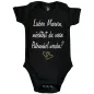 Preview: Baby-Body mit Spruch Patentante oder Patenonkel