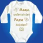 Preview: Babybody Papa heiraten
