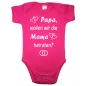 Preview: Baby-Body mit Aufdruck Heiraten