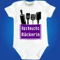 Preview: Baby-Body mit Aufdruck Bäcker