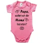 Preview: Baby-Body mit Aufdruck Heiratsantrag