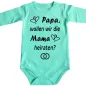 Preview: Baby-Body mit Druck Mama heiraten