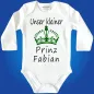 Preview: Einteiler mit Druck Prinzessin