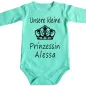 Preview: Baby-Body mit Druck Prinzessin und Krone