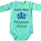 Preview: Babybody mit Druck Prinzessin und Krone