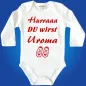Preview: Baby-Body mit Druck - Du wirst Uroma