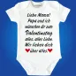 Preview: Baby-Body mit Druck Valentinstag