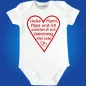 Preview: Baby-Body zum Valentinstag - Geschenk