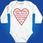 Preview: Baby-Body zum Valentinstag - Geschenk