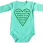 Preview: Baby-Body mit Aufdruck Valentinstag