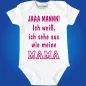 Preview: Baby-Body mit Aufdruck Papa