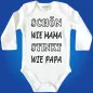 Preview: Baby-Body Schön wir Mama stinkt wie Papa