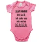 Preview: Lustiger Babybody mit frechem Papa‑Spruch