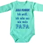 Preview: Baby-Body mit Aufdruck Papa