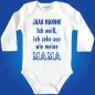 Preview: Lustiger Babybody mit frechem Papa‑Spruch