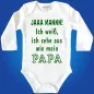 Preview: Baby-Body mit Aufdruck Papa und Mama
