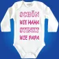 Preview: Strampler Stinkt wie Papa