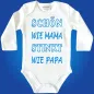 Preview: Baby Bodysuit Stinkt wie Papa
