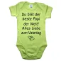 Preview: Baby-Body mit Aufdruck zum Vatertag
