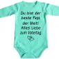 Preview: Baby-Body mit Aufdruck Vatertag