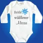 Preview: Babybody mit Druck Wildflower