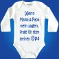 Preview: Lustiger Einteiler mit Spruch