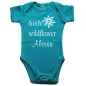 Preview: Babybody mit Druck Wildflower