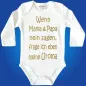 Preview: Baby Bodie mit witzigem Spruch