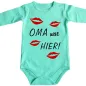 Preview: Baby-Body mit Druck Oma war hier