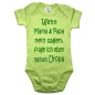 Preview: Witziger Babybody mit Spruch