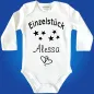 Preview: Baby-Body mit Wunschname - Personalisiert