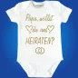 Preview: Baby Bodysuit with saying wedding marry