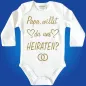 Preview: Baby Bodysuit with saying wedding marry