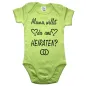 Preview: Baby Bodysuit with saying marry