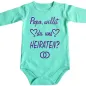 Preview: Baby Bodysuit with saying wedding marry
