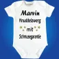 Preview: Baby-Body mit Druck - Personalisiert
