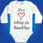 Preview: Baby-Body mit Herz