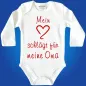 Preview: Baby-Body mit Tante und Onkel
